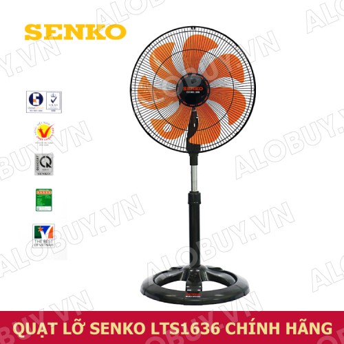 QUẠT ĐIỆN ĐỨNG  SENKO LTS1636 - 7 CÁNH, GIAO MÀU NGẪU NHIÊN