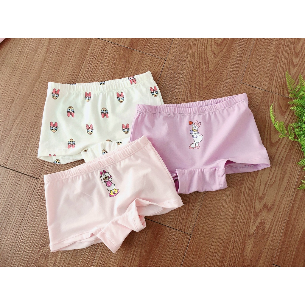 Quần Chip Đùi Bé Gái TEENGO Hàng Xuất Dư Xịn, Quần Lót Cotton Siêu Đẹp, Mềm Mát - 1 cái giao họa tiết ngẫu nhiên