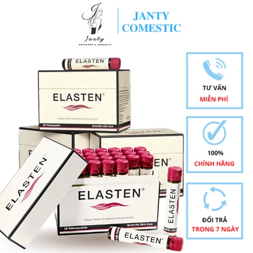 ELASTEN Collagen đẹp da chống lão hoá da- Collagen Số 1 Tại Đức 28 ống x 25ml