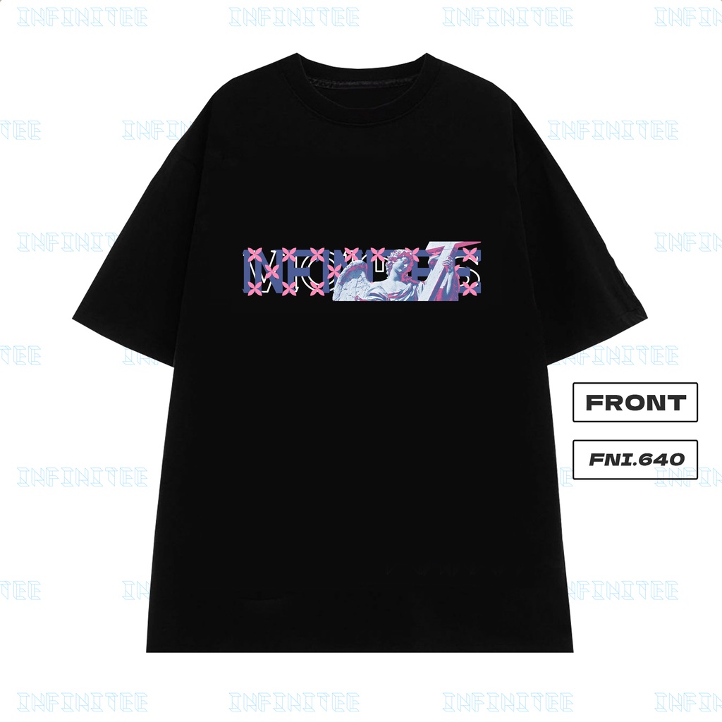 Áo thun INFINITEE Fni0640, Thun 100% Cotton - form rộng Unisex.