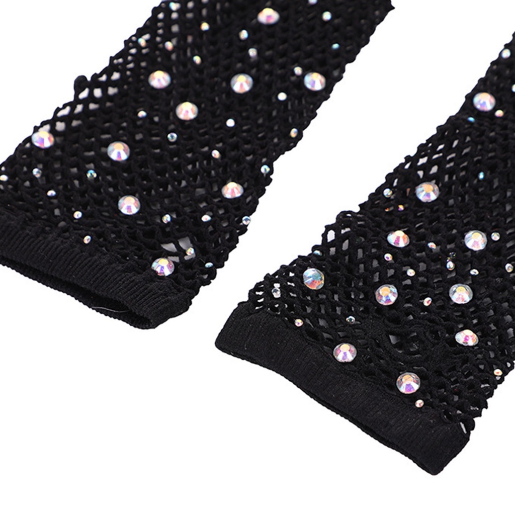 Găng Tay Lưới Siêu Nhẹ Co Giãn Tốt Thích Hợp Biểu Diễn Lễ Hội Cho Nữ