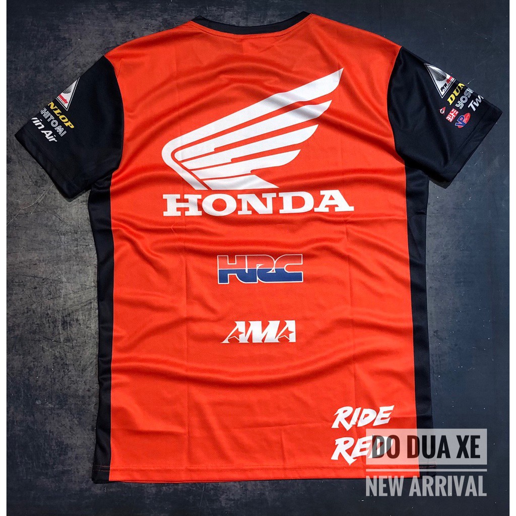 Áo thun đua xe Honda_HRC