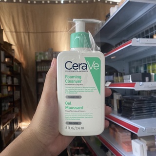 Sữa rửa mặt cerave foaming facial cleanser 473ml/236ml cho da dầu