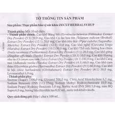 Thương hiệu: Unique Pharma  Siro Ho Thảo Dược Zecuf 100Ml / Zecup Herbal Siro