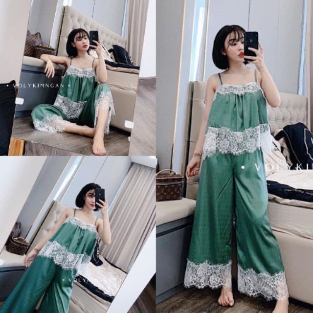 Set bộ lụa mặc nhà