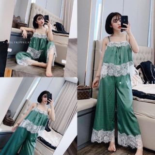 Set bộ lụa mặc nhà