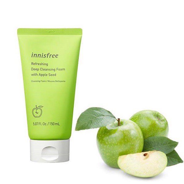 SỬA RỬA MẶT LÀM SẠCH DỊU NHẸ INNISFREE APPLE SEED SOFT CLEANSING FOAM 150ml