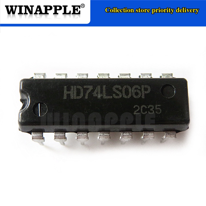 10 Cái / lốc SN74LS06N DIP14 SN74LS06 DIP 74LS06N 74LS06 mới và IC