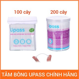 Tăm bông trẻ em Upass - hàng chính hãng