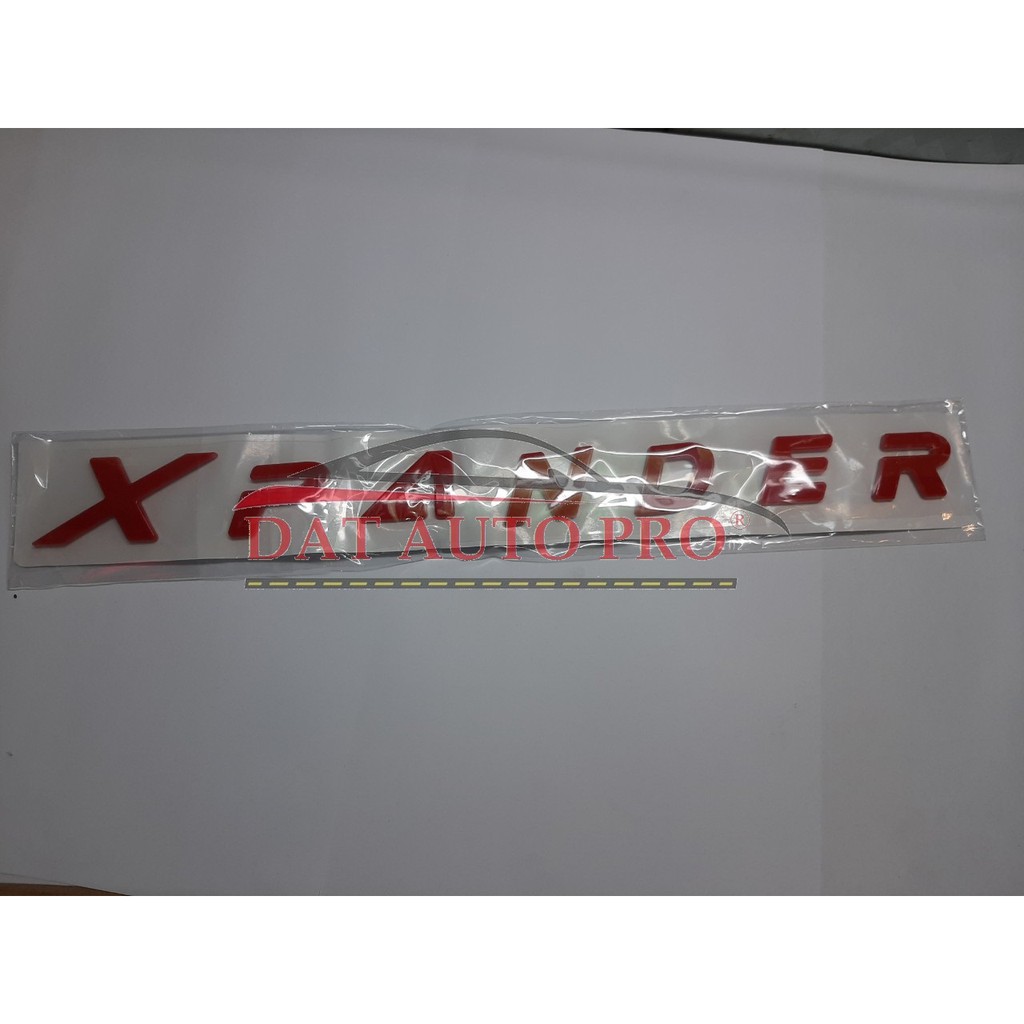 Tem logo chữ nổi 3D XPANDER trang trí xe ô tô