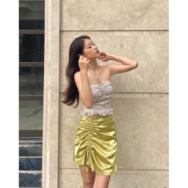 Chân váy lụa rút💕