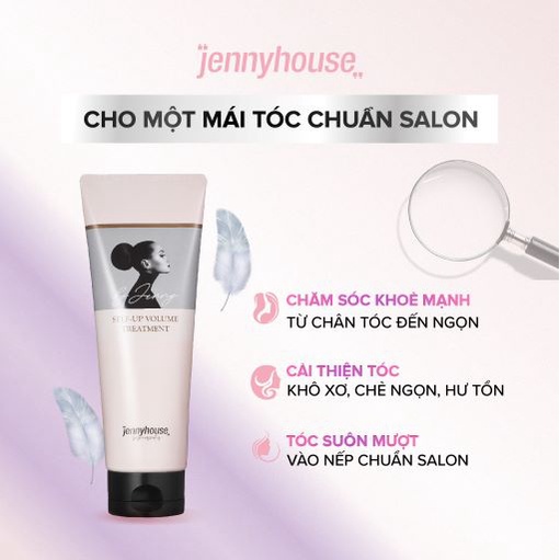 Dầu Xả Dưỡng Tóc JENNY HOUSE Self-Up Volume Treatment 230ml - Chăm Sóc Da Đầu, Cải Thiện Tóc Hư Tổn