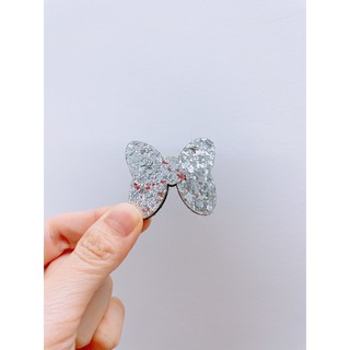 Kẹp nơ bướm ánh kim cho bé tóc ít