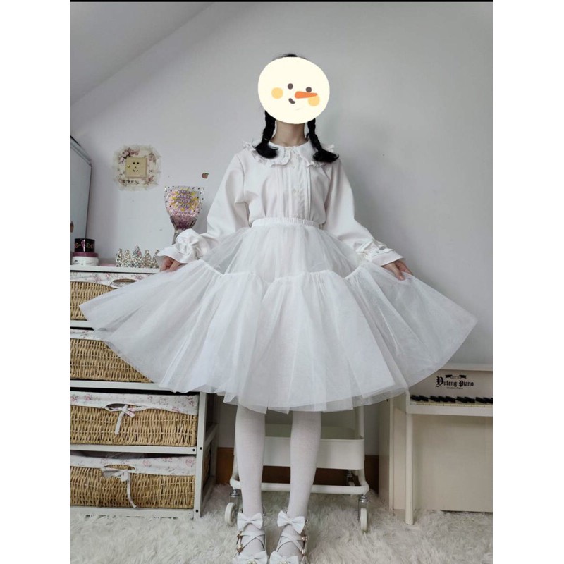 YAS0379-Váy phồng  vải mềm 55cm