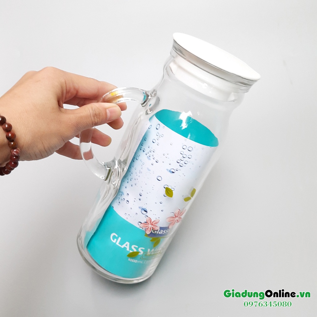 Bình Nước Thủy Tinh 1 Lít Glasslock IJ913 Hàn Quốc - Larva Store