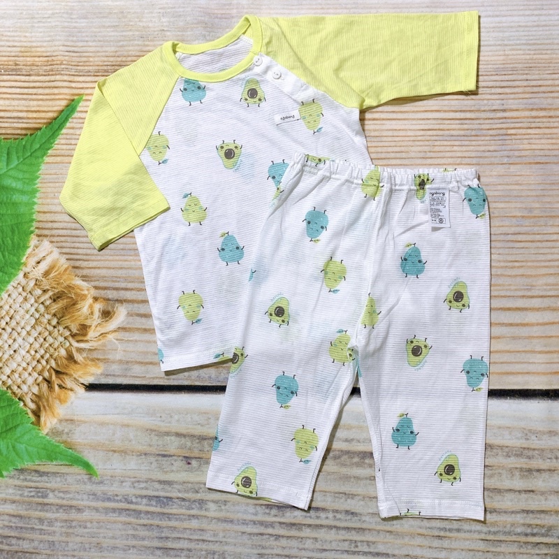 Sz(80,90,100,110) Bộ thun Cotton giấy Agabang xuất Hàn