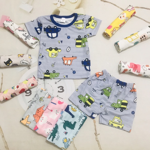 Bộ cotton giấy thái cho bé