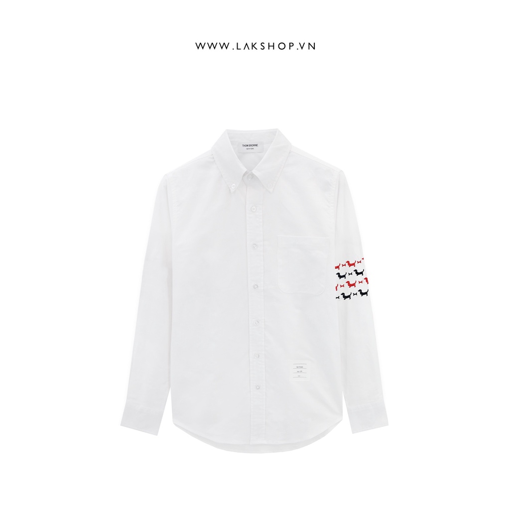 Áo sơ mi T.B  Animal Embroidery Oxford Cotton Shirt