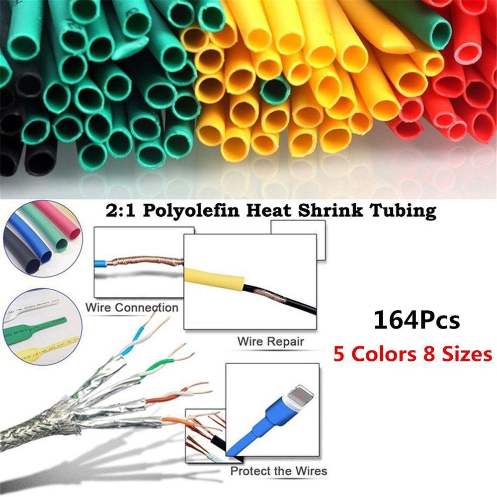 Ống Co Nhiệt Bằng Polyolefin 8 Kích Cỡ 4 Màu Tùy Chọn
