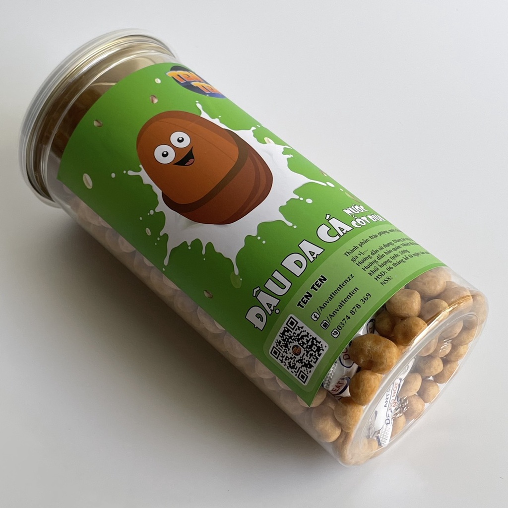 Đậu phộng da cá nước cốt dừa Lê Hải 500g giòn rụm thơm ngon đồ ăn vặt Sài Gòn