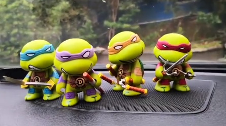 Mô Hình Búp Bê Ninja Rùa Hoạt Hình Trang Trí Nội Thất Xe Hơi