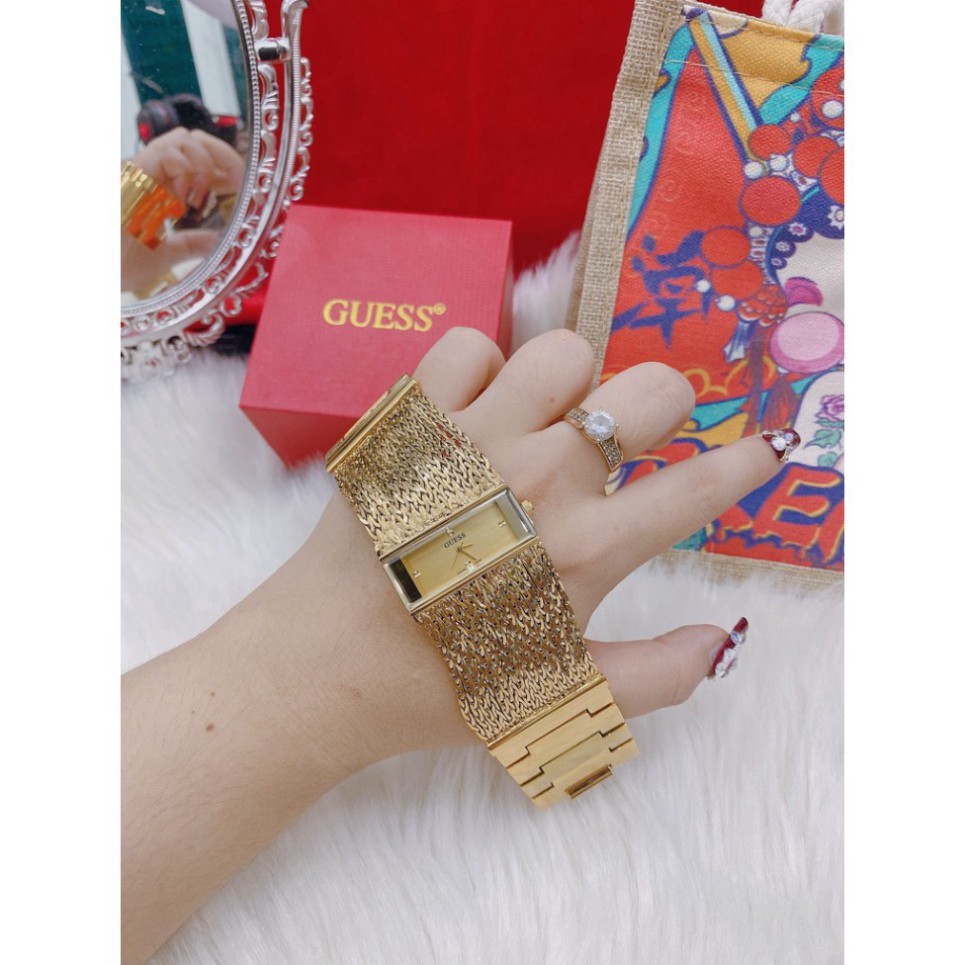 Đồng hồ Nữ Guess Dây Kim Loại hợp thời trang , bền bỉ tặng kèm pin kèm hộp, bảo hành 12 tháng