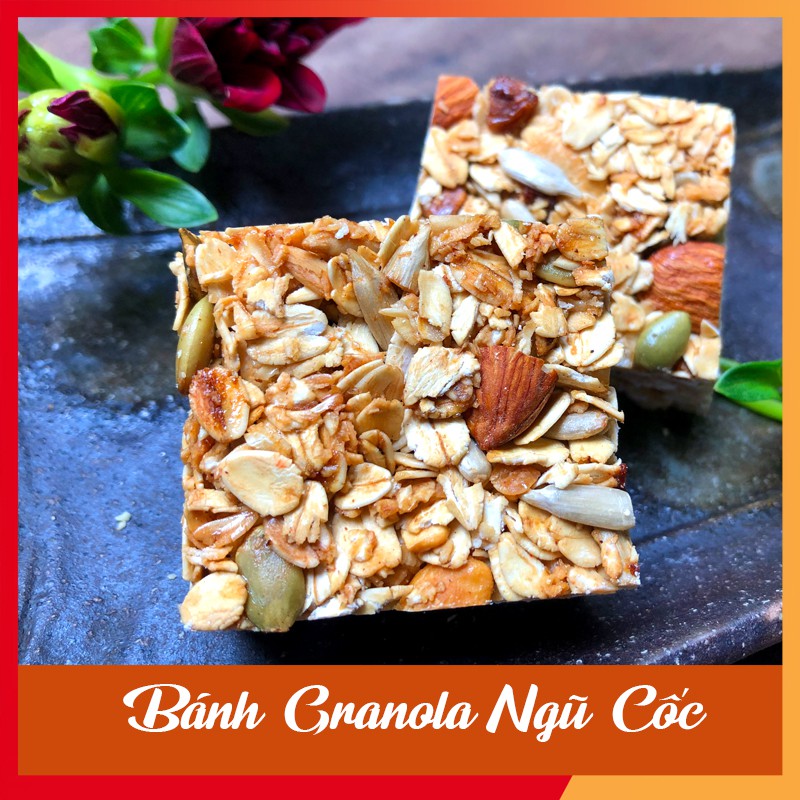Bánh Ăn Kiêng 🍪 GIẢM CÂN 🍪 Granola Ngũ Cốc_ Yến mạch nguyên hạt nhiều chất xơ ăn no lâu, ăn kiêng thông thường | BigBuy360 - bigbuy360.vn