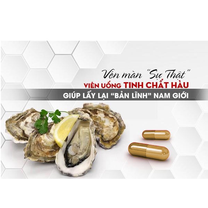 Tinh Chất Hàu Biển Oyster Man - Tăng Cường Sinh Lý Nam , Cải Thiện Xuất Tinh Sớm, Yếu Sinh Lý, Hộp 30 Viên ...