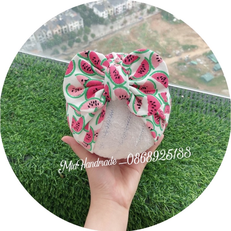 MŨ TURBAN CHO BÉ RẺ ĐẸP CHẤT COTTON MỀM MỊN