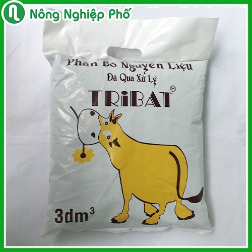 TÚI 3DM3 - PHÂN BÒ QUA XỬ LÝ TRIBAT ĐÃ QUA XỬ LÝ - HỖ TRỢ CÂY TRỒNG PHÁT TRIỂN - ĐÃ GIẢM MÙI HÔI VÀ KHỬ TRÙNG