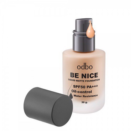 KEM NỀN SIÊU LÌ VÀ KIỀM DẦU ODBO BE NICE SPF50 30ML CHÍNH HÃNG - 8408