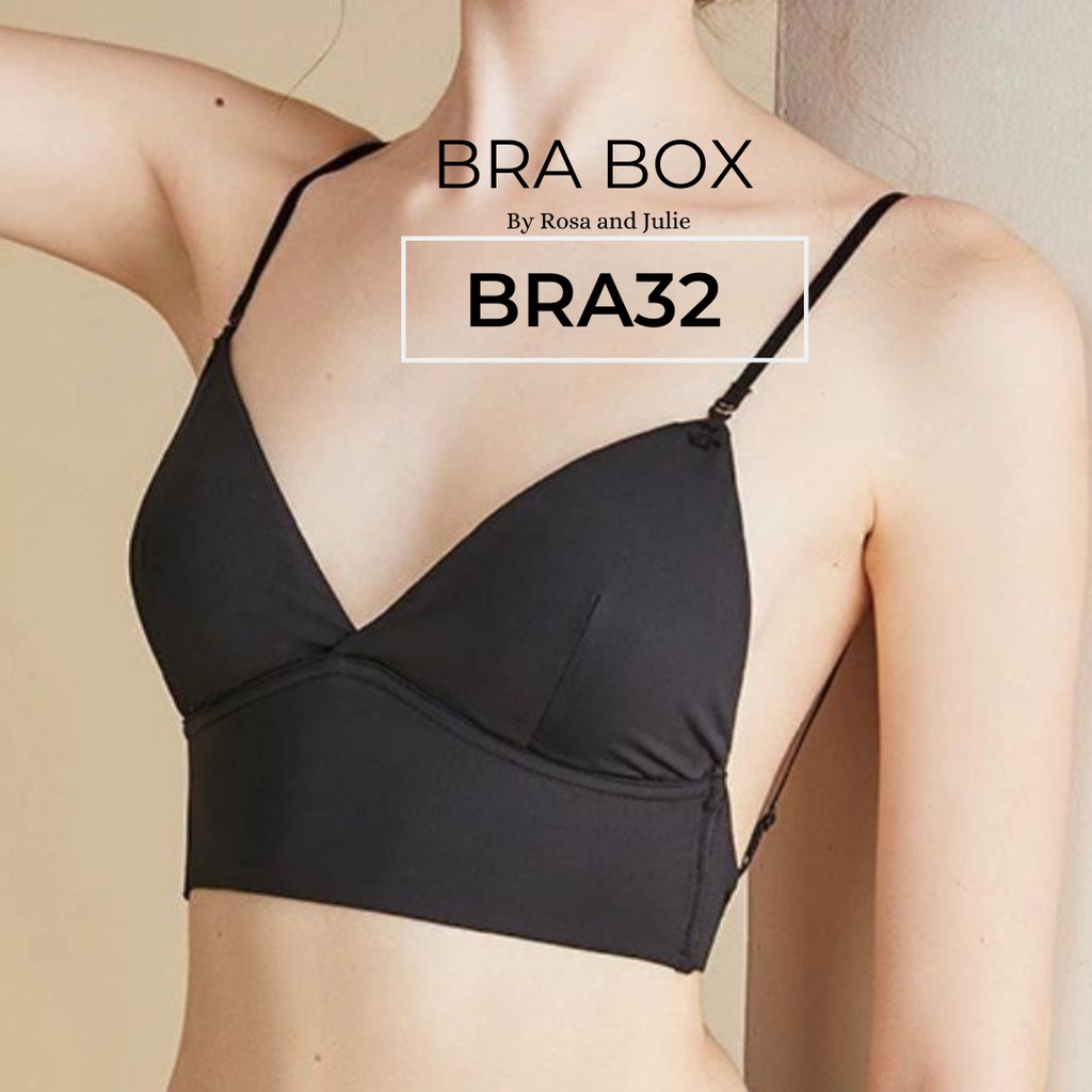 [CÓ SẴN] ÁO HỞ LƯNG, áo lót lưng chữ U BRA32 BRABOX