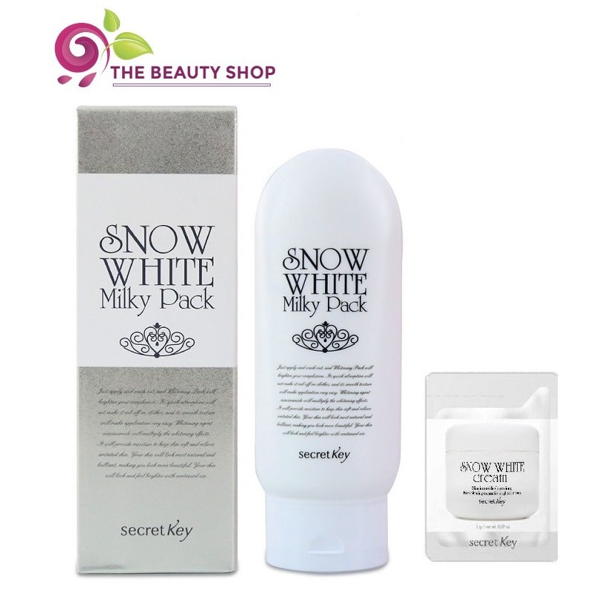 [Tặng sample] Kem dưỡng trắng body SECRET KEY Snow White Milky Pack 200g | BigBuy360 - bigbuy360.vn