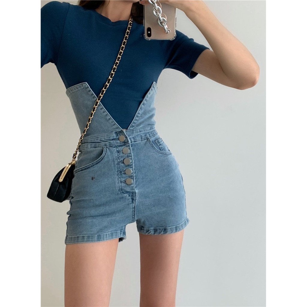 Quần Short Nữ Lưng Cao Dáng Chữ A Thời Trang Phong Cách Hàn Quốc