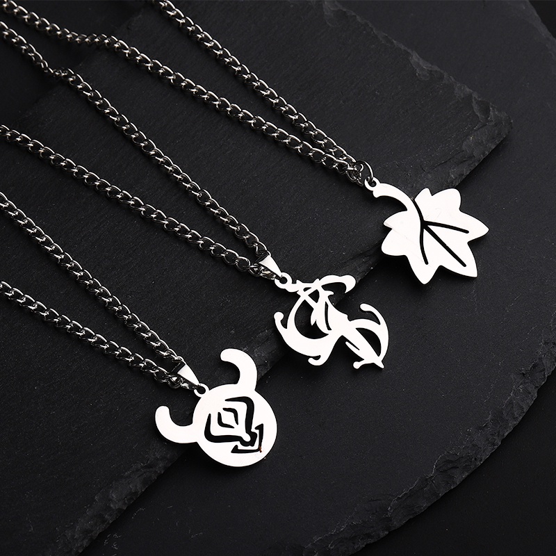 Vòng cổ QIHE JEWELRY mặt hình game Genshin độc đáo cho học sinh