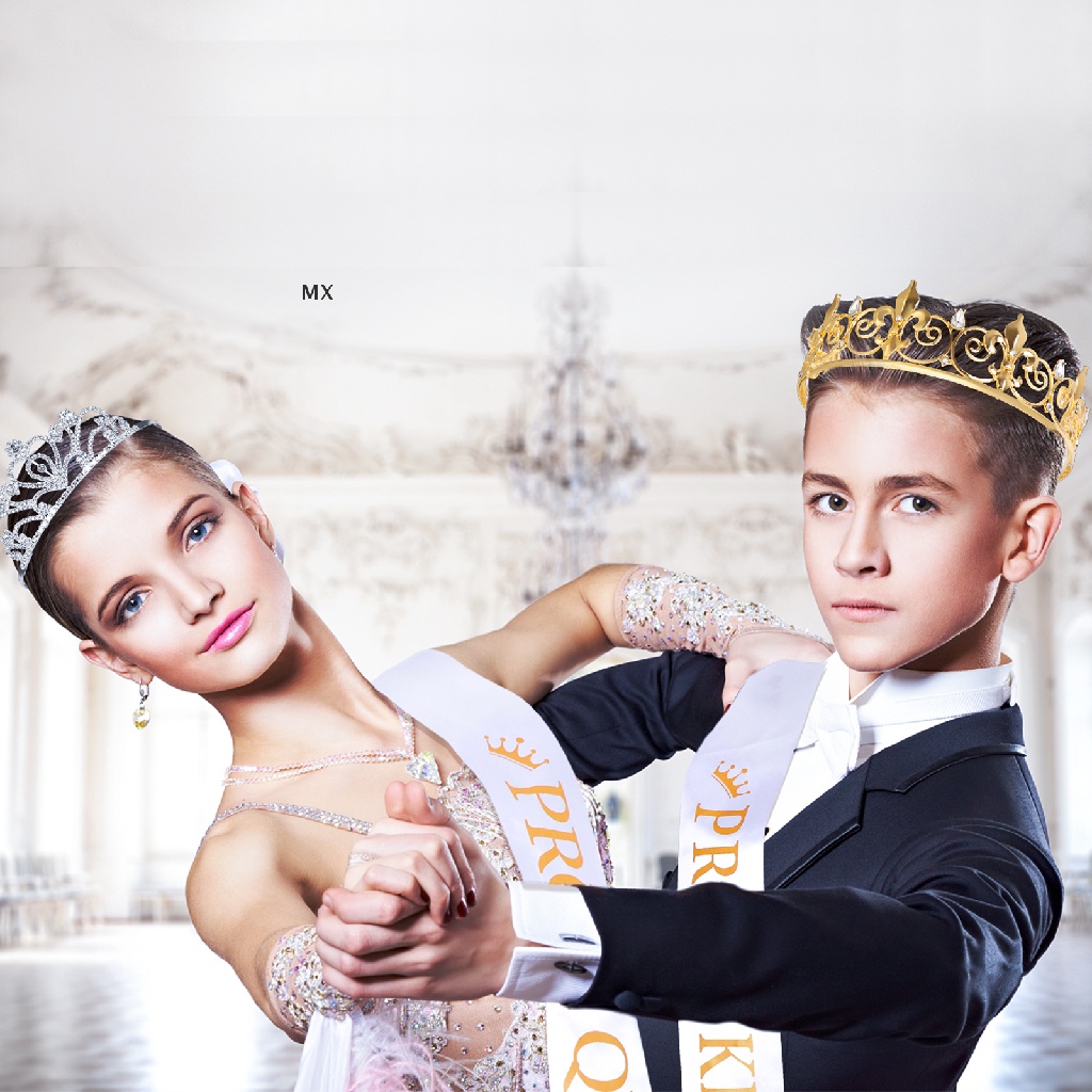 Bộ Vương Miện Và Vương Miện King and Queen Lấp Lánh mingxuan2