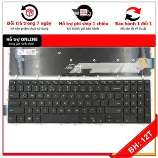 Bh12th . bàn phím dell vostro 5568 7570 7580 laptop keyboard white backlit us - bàn phím dell vostro 5568