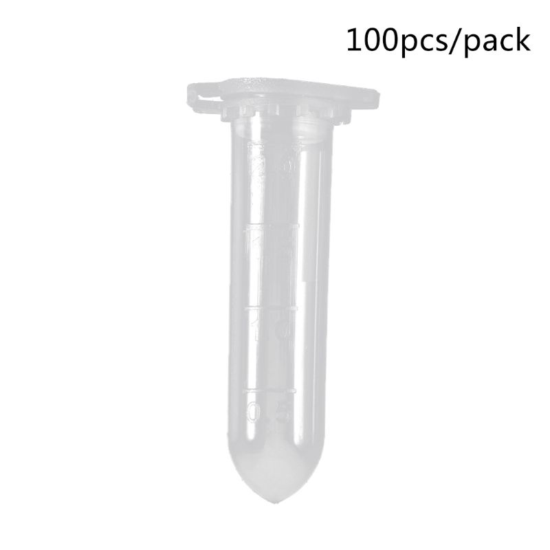 Set 100 Ống Nhựa 2ml Có Nắp Đậy Cho Phòng Thí Nghiệm