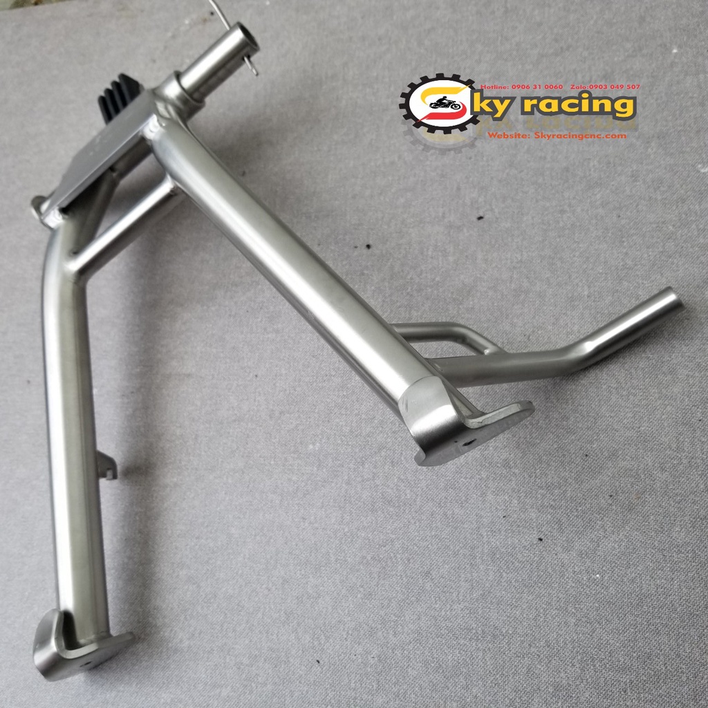 Chống đứng chuẩn inox 304 CNC gắn cho Wave Zx, wave nhỏ, Wave RS, Wave 110 2017