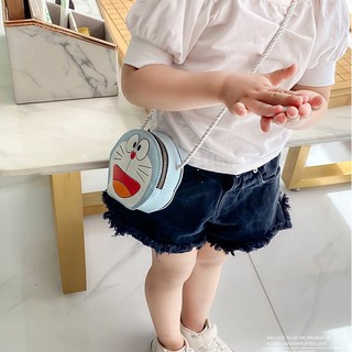 Túi đeo chéo trẻ em hoạt hình Doremon Pikachu cao cấp đáng yêu xinh xắn dễ thương - Túi xách mini cho bé Vừng
