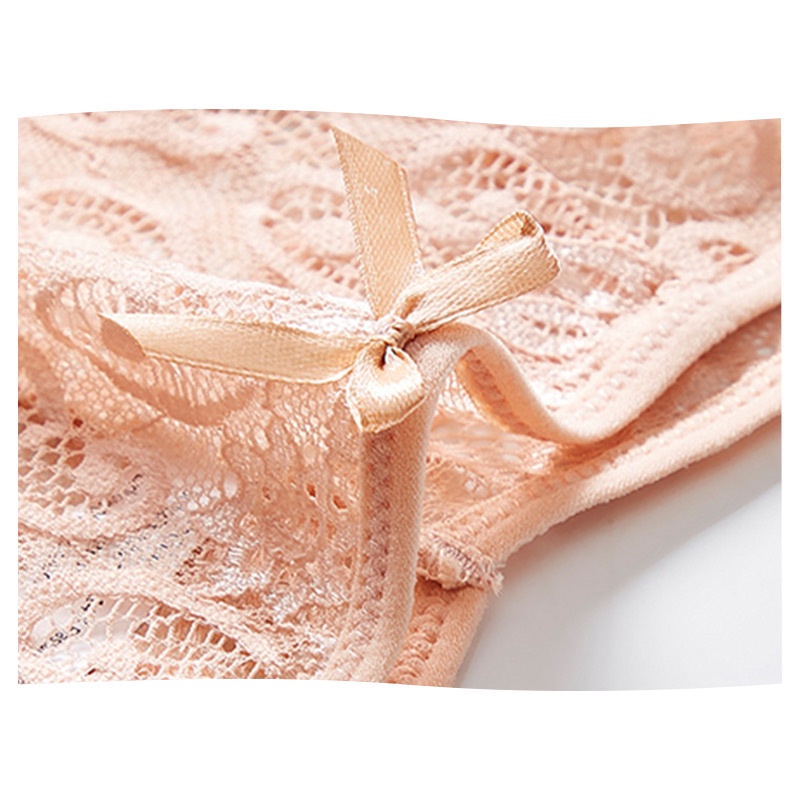 AOFEIQIKE Set 3 Quần Lót Ren Giấu Đường May Quyến Rũ Cho Nữ