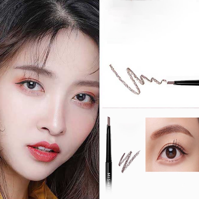 [Hàng mới về] Bút kẻ lông mày hai đầu dạng xoay trang điểm kháng nước và chống mồ hôi
