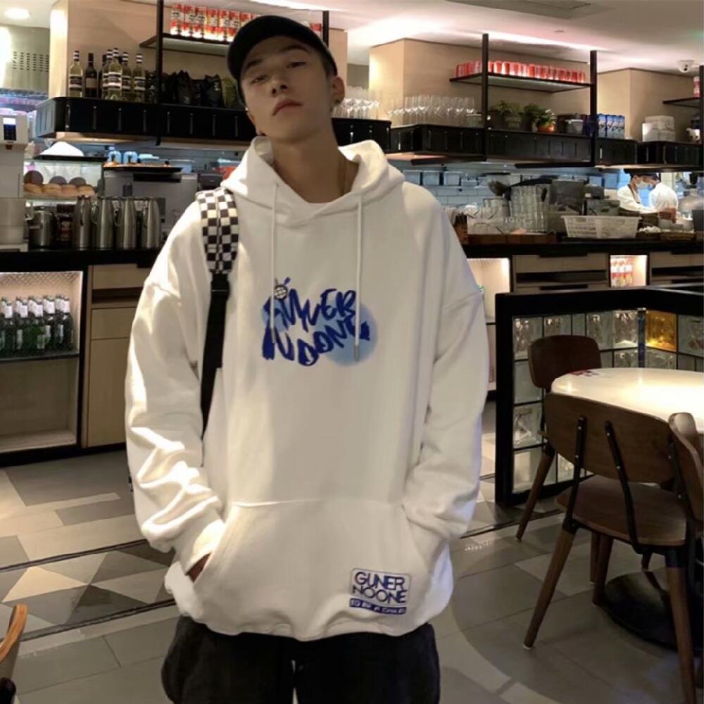 Áo hoodie dáng rộng phong cách hiphop đường phố Hàn Quốc thời trang mùa đông có 3 màu size M-5XL