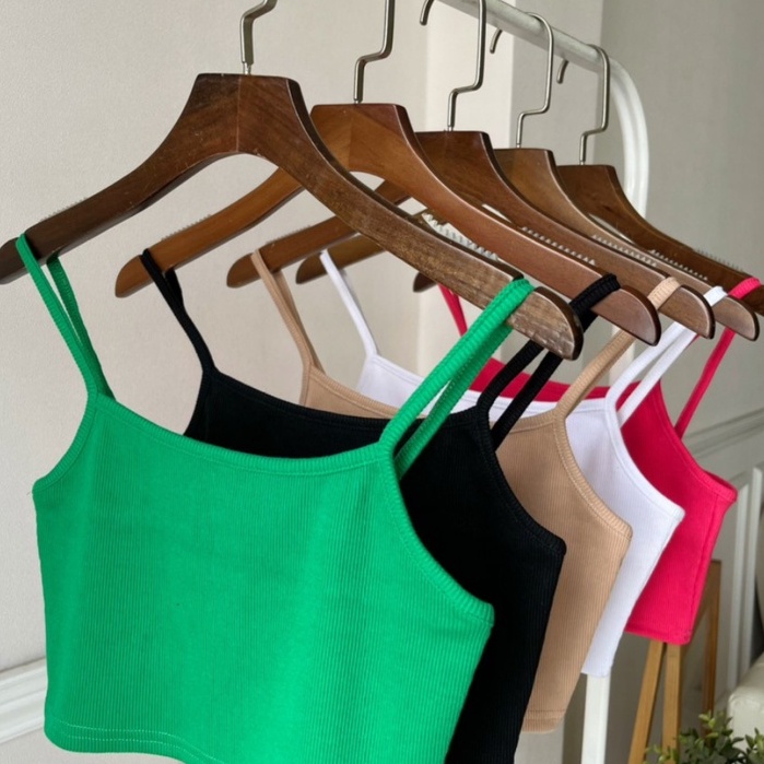 Áo croptop mùa hè aya hai dây trẻ trung năng động Miều Est.2013