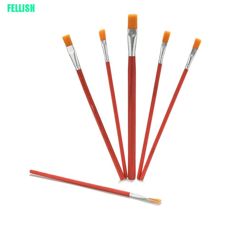 Set 6 Cọ Vẽ Tranh Sơn Dầu Chuyên Nghiệp Chất Lượng Cao