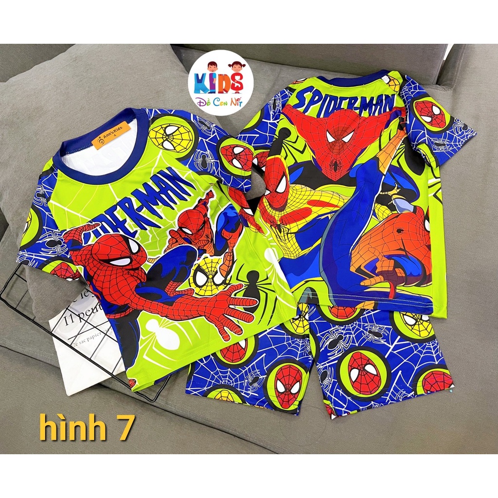 TAY NGẮN THUN LẠNH 3D BÉ TRAI - ĐỒ BỘ TRẺ EM
