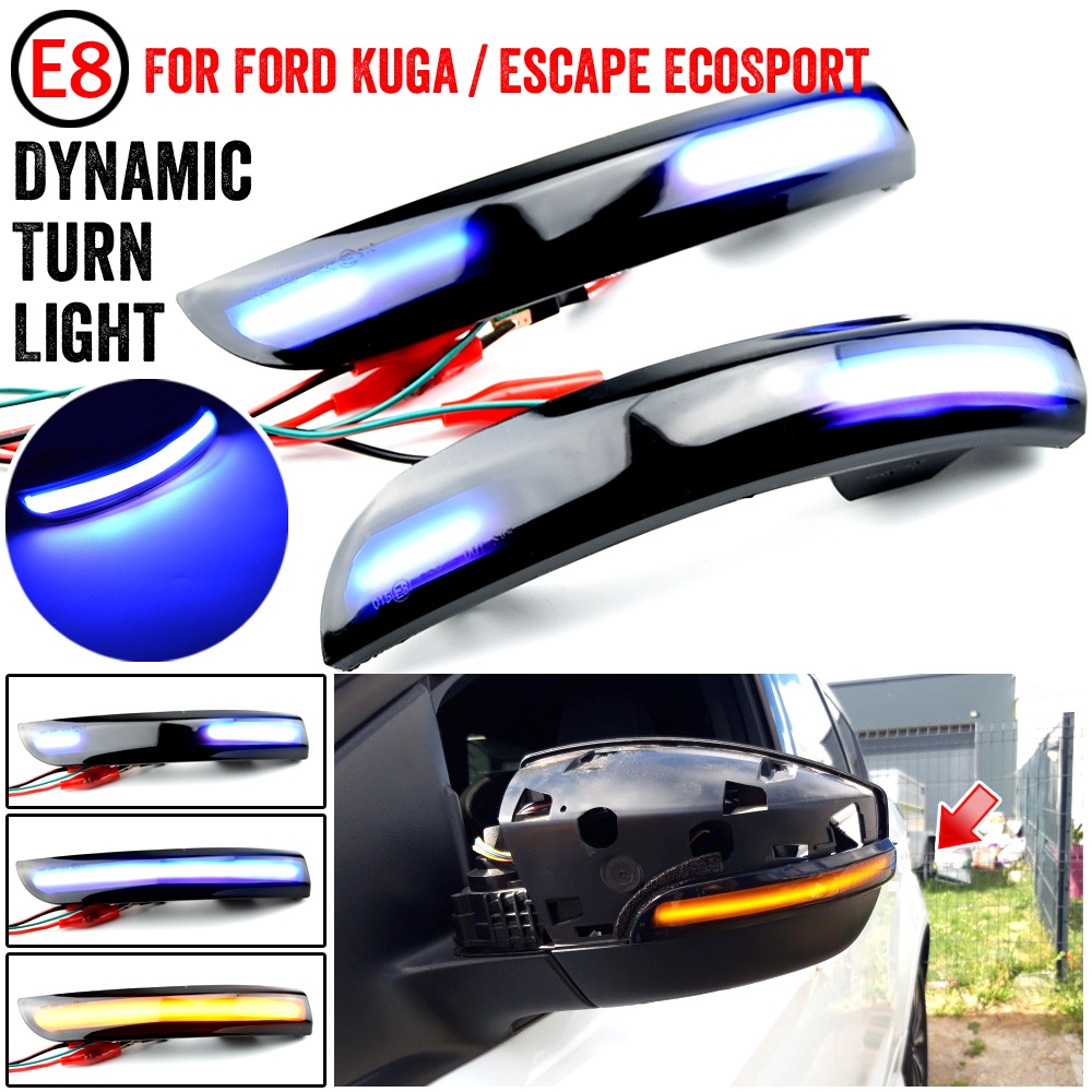 Đèn led Xi Nhan Gắn Gương Chiếu Hậu Cho Xe Hơi ford kuga escape c520 ecosport 2013-2018