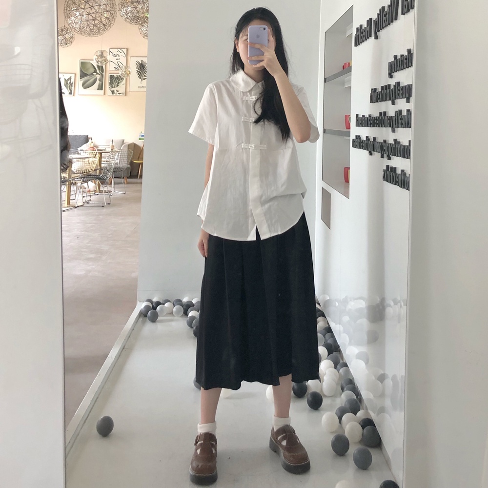 Áo trắng kiểu Tàu basic | 11 HIN