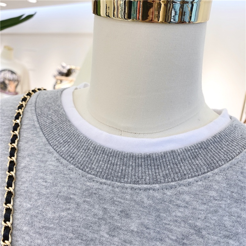 NRVP Áo Hoodie Dáng Rộng Thời Trang Hàn Quốc Đơn Giản Cá Tính Cho Nữ