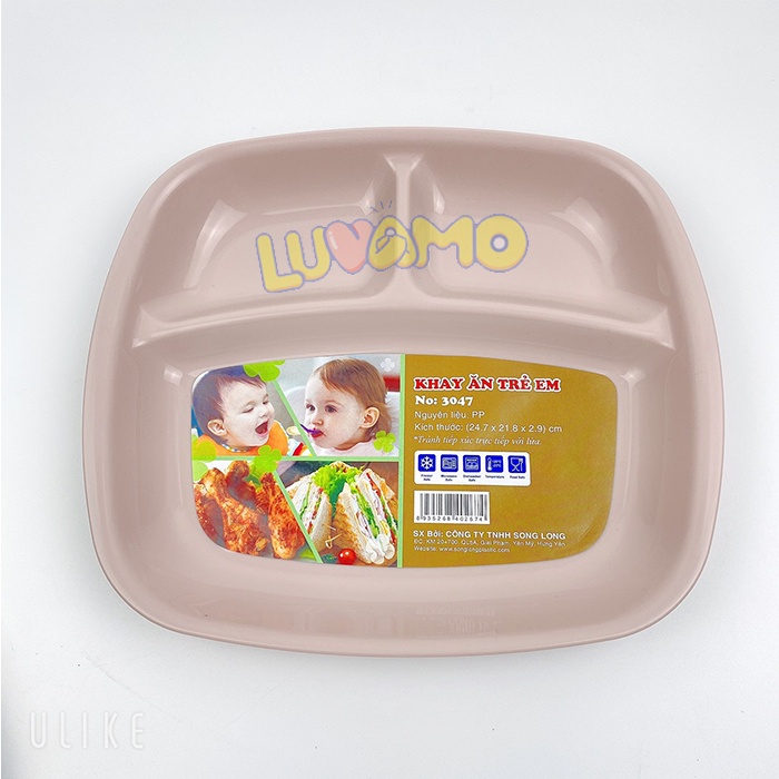 Khay ăn dặm cho bé Song Long Luvamo AD82